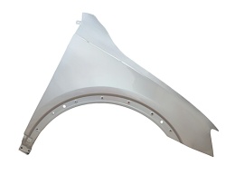 Audi Q3 (8U) 11-18r błotnik prawy srebrny LX7W