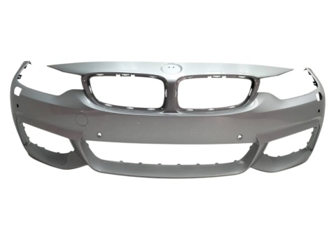 BMW 4 F32 F33 F82 F83 13-17r. Zderzak przedni srebrny 354