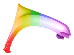 Dacia Duster 1 10-17r błotnik prawy Każdy kolor