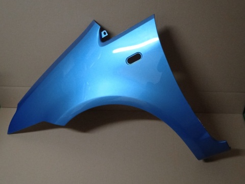 Ford C-max DM2 04-10r lewy błotnik niebieski Q8