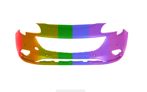 Opel Corsa E 14-19r zderzak przedni Każdy kolor