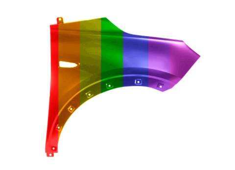 Opel Crossland X 17-20r. Błotnik prawy Każdy kolor