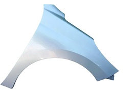 Peugeot 207 (06-13r) błotnik prawy srebrny EZRC