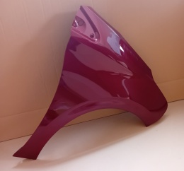 Peugeot 208 (12-19r) błotnik prawy czerwony EPY