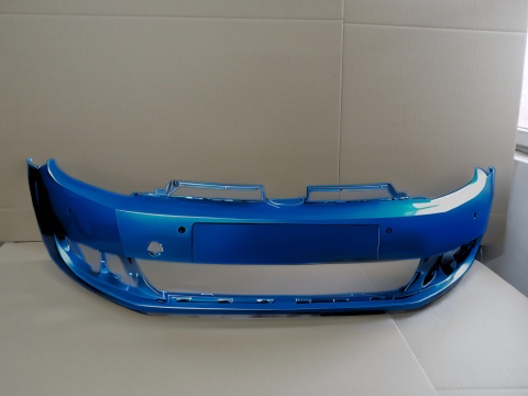 VW Golf 6 Hatchback 08-13r zderzak przedni w kolorze niebieskim LD5Q