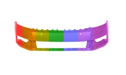 VW Passat B7 10-14r zderzak przedni Każdy Kolor