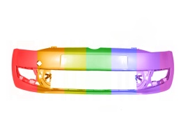 VW Polo 6R 6C 09-13r zderzak przedni Każdy Kolor