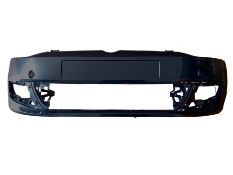 VW Polo 6R 6C 09-13r zderzak przedni czarny LC9X