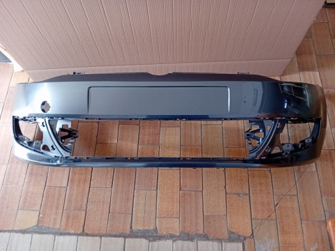 VW Polo 6R 6C 09-13r zderzak przedni szary LD7R