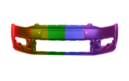 VW Polo 6R 6C 14-17r LIFT zderzak przedni Każdy Kolor