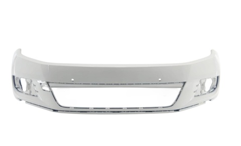 VW Tiguan I (5N) LIFT 11-16r. Zderzak przedni biały LB9A