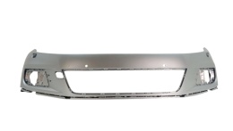VW Tiguan I (5N) LIFT 11-16r. Zderzak przedni srebrny LA7W