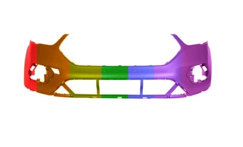 Ford Kuga 2 LIFT 17-19r zderzak przedni Każdy kolor
