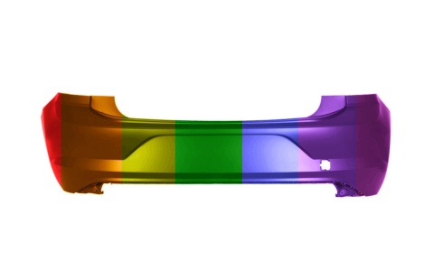 VW Polo VI 6 AW 17-20r zderzak tylny Każdy kolor