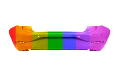 VW Polo VI 6 AW LIFT 21-24r zderzak tylny Każdy kolor