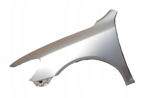 Skoda Octavia 2 II 1Z 09-13 lewy błotnik srebrny LA7W