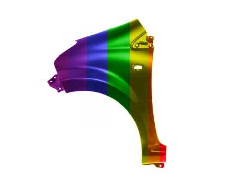 Toyota Aygo I (AB1) 05-14r błotnik lewy Każdy Kolor