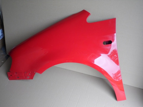 VW Caddy 2K 04 -10 r lewy błotnik czerwony LY3D