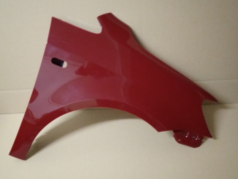 VW Caddy 3 III 2K 11-15r prawy błotnik czerwony LL3U