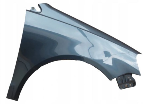 VW Polo 9N3 06-09r prawy błotnik szary LC7V